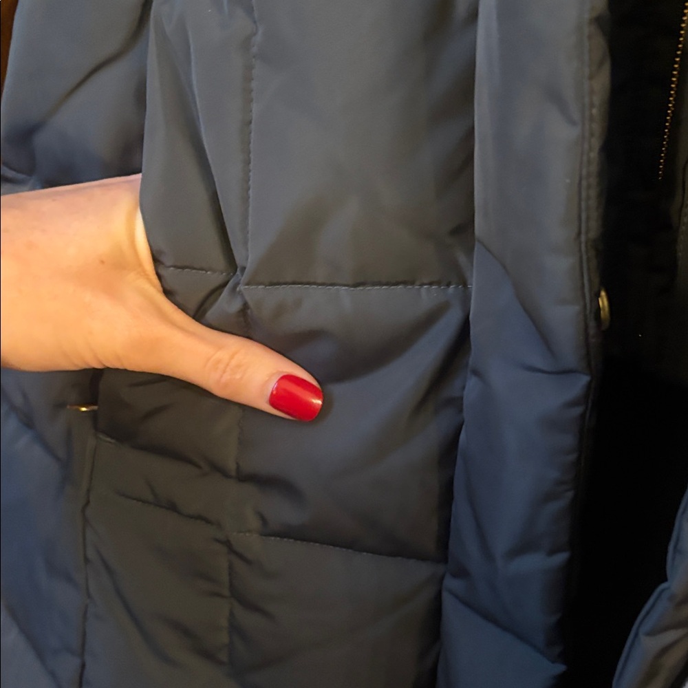 Cole Haan Hooded Down Puffer Coat - Picture 7 of 16